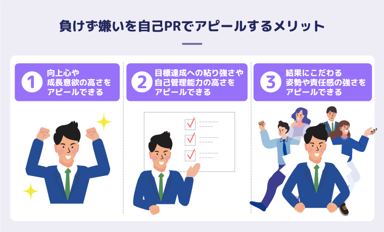 負けず嫌いを自己PRでアピールするメリット